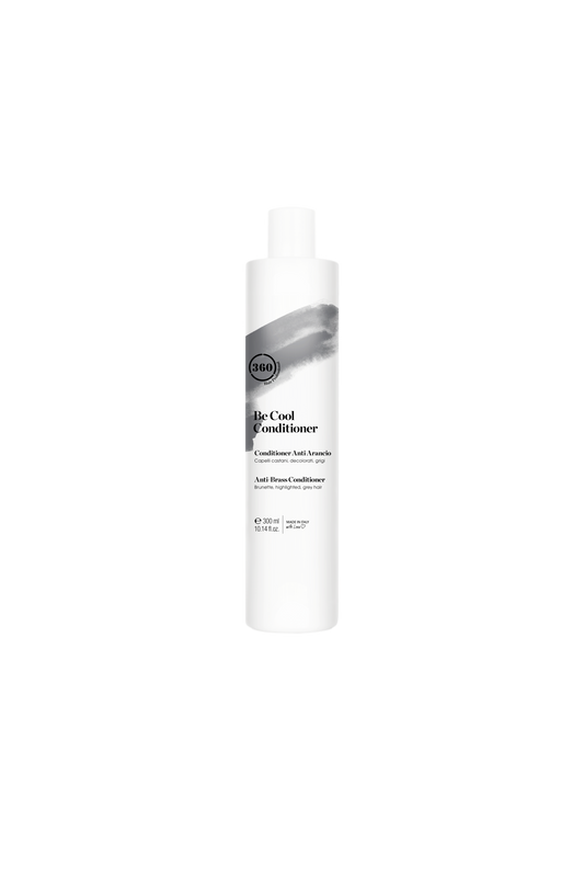 White 360 Be Cool Conditioner bottle with a gray label